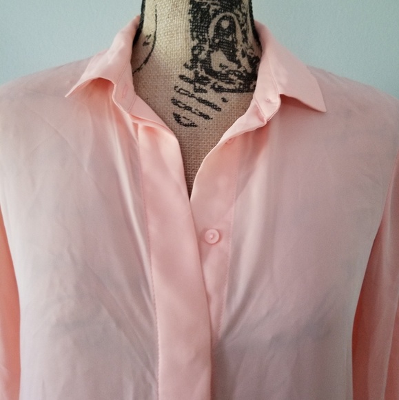 H&M Tops - 🌵H&M | Blush Long Sleeve Button Down Top